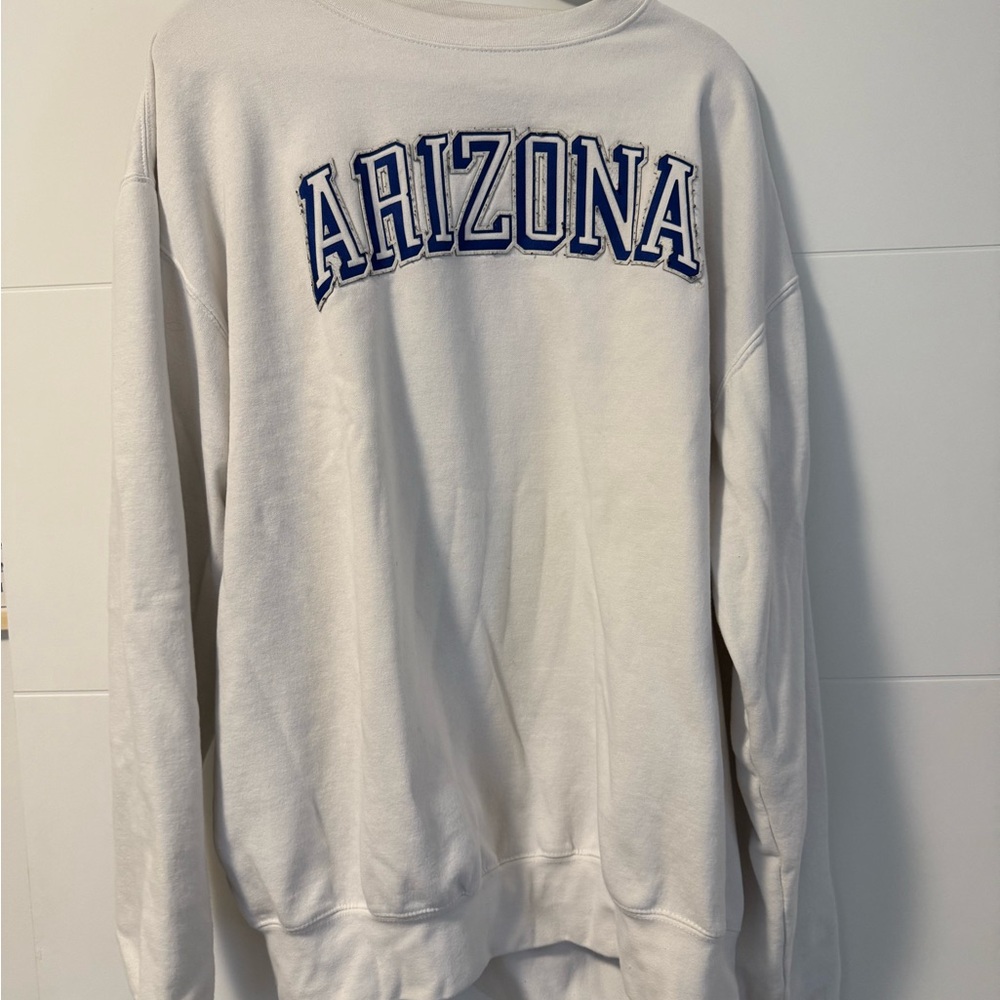 Blue 84 White Sweatshirt